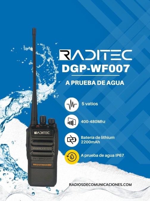 Radio de Comunicación - Raditec -DGP-WF007